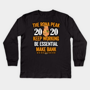 The Rona Peak 2020 Swagazon Kids Long Sleeve T-Shirt